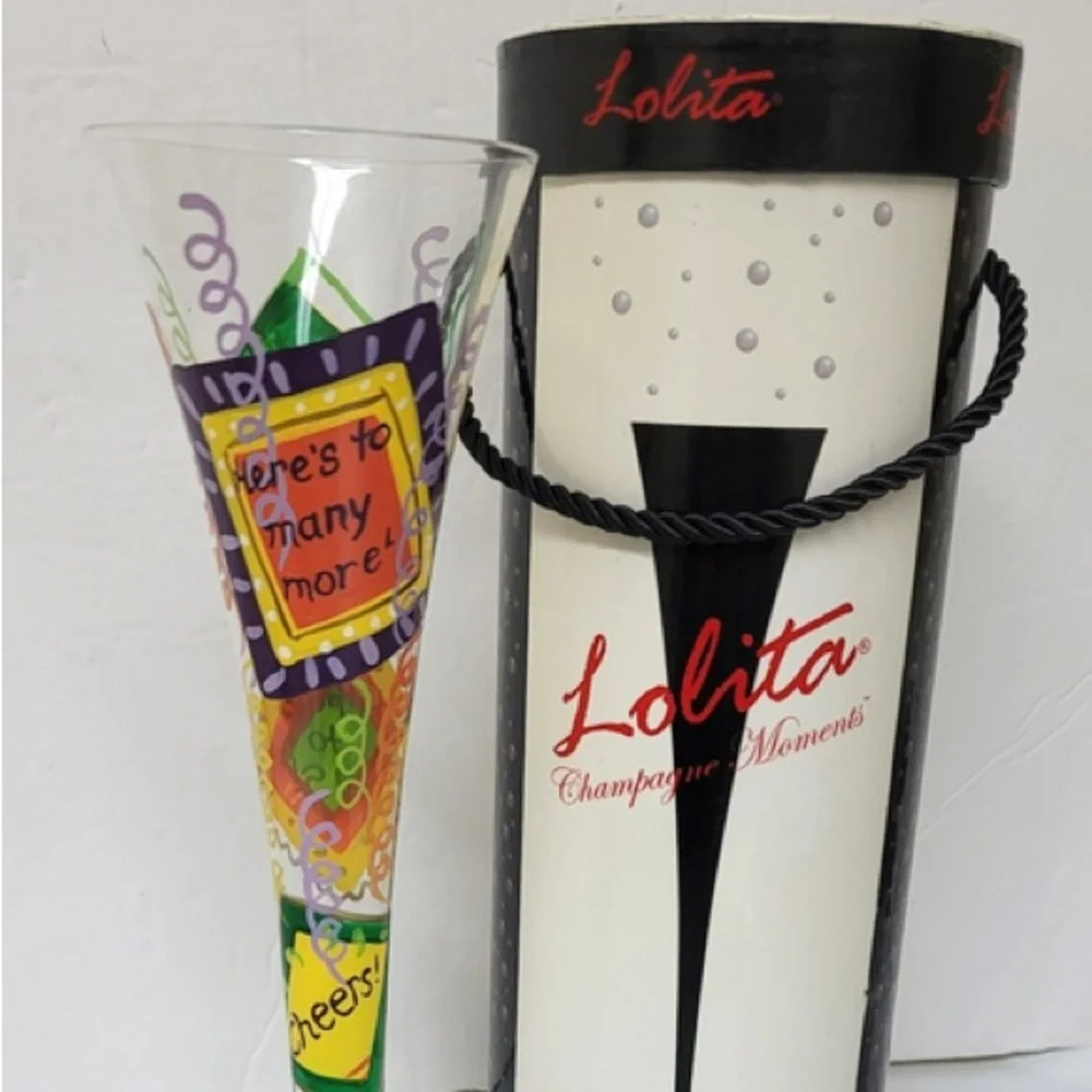 Lolita Retired Wedding Anniversary Celebration Champagne 🥂 Glass